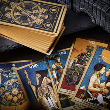 Load image into Gallery viewer, Keymaster Tarot - Gilded Deck with imperfection