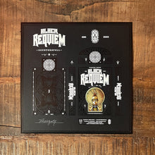 Load image into Gallery viewer, Black Requiem Tuckbox Uncut Sheet with signature