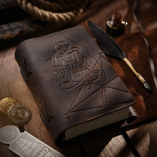 Load image into Gallery viewer, Book - The Eye of the Ocean Vol1 with Leather Cover and Astrolabe