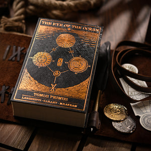 Book - The Eye of the Ocean Vol1 with Leather Cover and Astrolabe